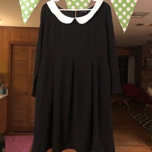 HaoDuoYi Babydoll Neck Dress